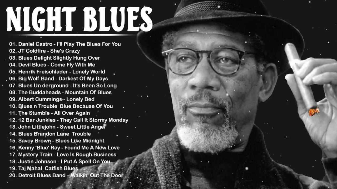 Best Of Blues By Night Playlist 🎼 A Little Whiskey And Slow Blues  Relaxing Whiskey Blues Music