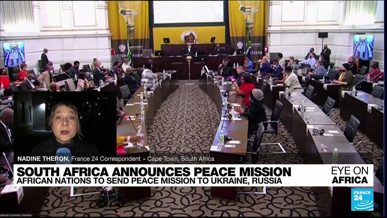 South Africa's Ramaphosa announces peace mission to Ukraine, Russia