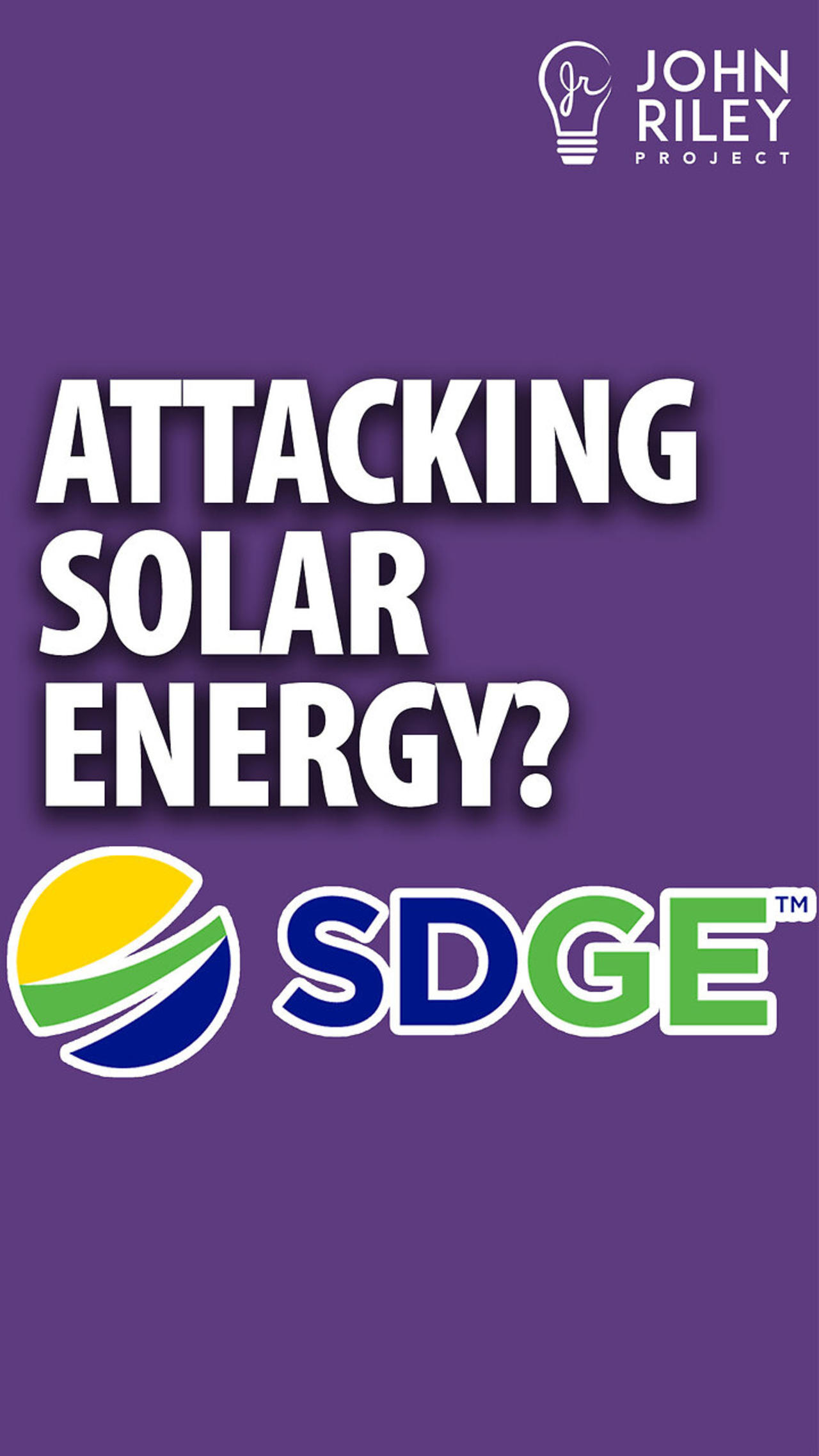 San Diego Gas & Electric to set rates based on your income. It's a response to solar energy.