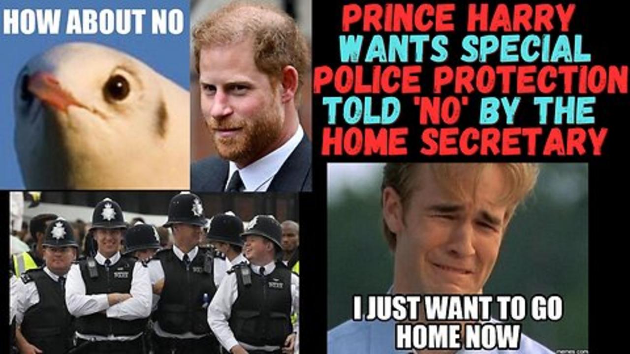 Prince Harry told you can't buy Police Protection by Court