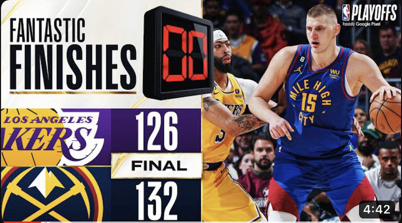 Final 2:58 WILD ENDING #7 LAKERS vs #1 NUGGETS! | May 16, 2023