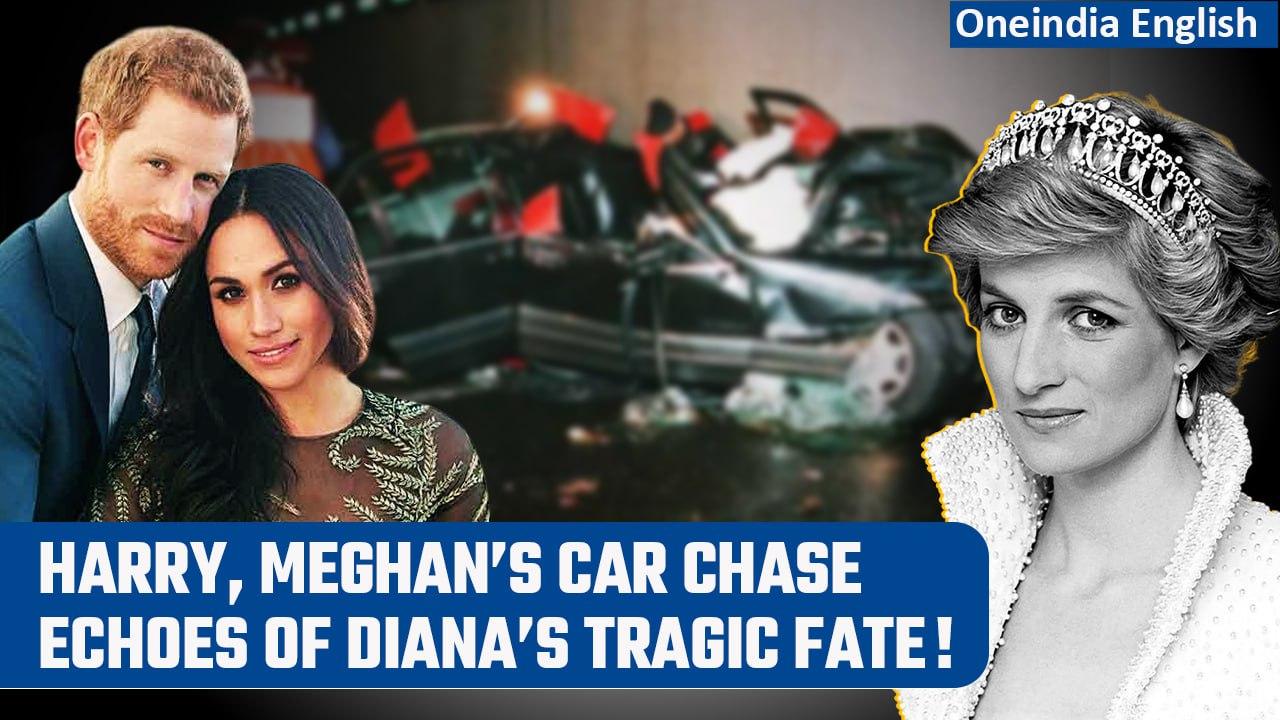 Prince Harry and Meghan ‘near catastrophic’ car chase, reminiscent of Princess Diana | Oneindia News