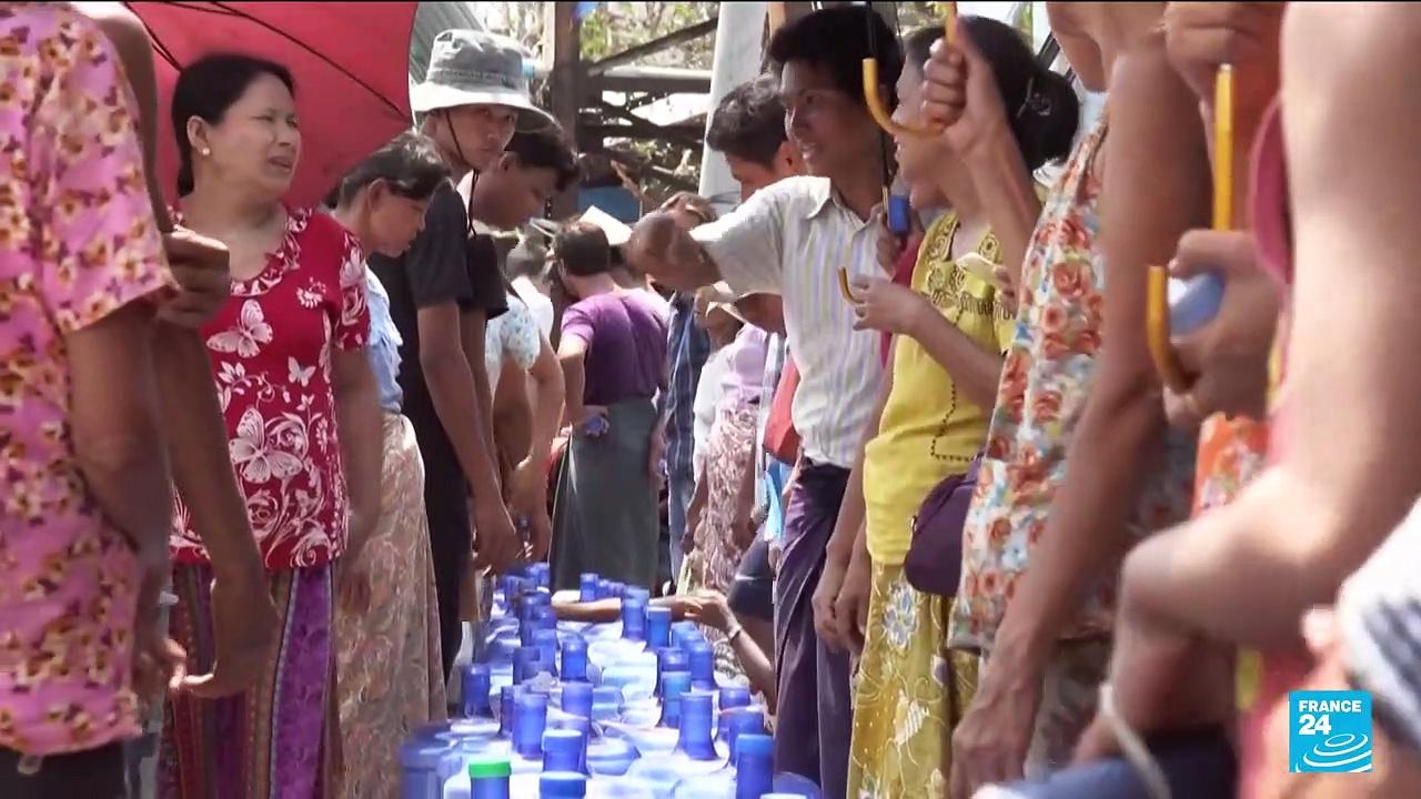 Myanmar residents hunt for water as UN asks junta for access