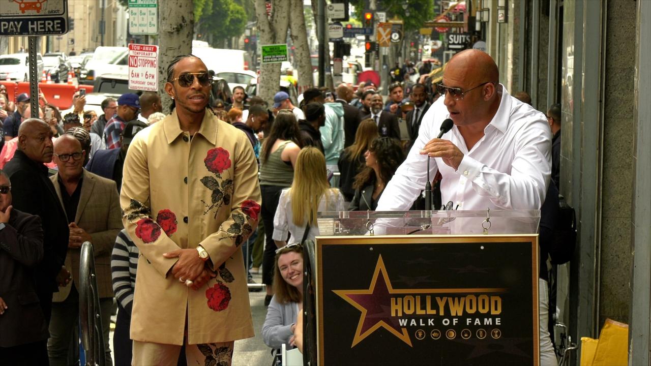 Vin Diesel and Karma Bridges speeches at Ludacris' Hollywood Walk of Fame Star ceremony