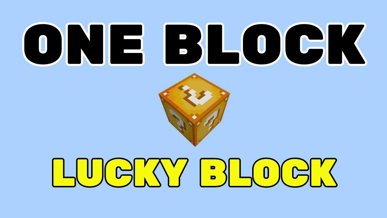 ONE BLOCK LUCKY BLOCK In Minecraft One News Page VIDEO   1684386099 ONE BLOCK LUCKY BLOCK In Minecraft! Hires 