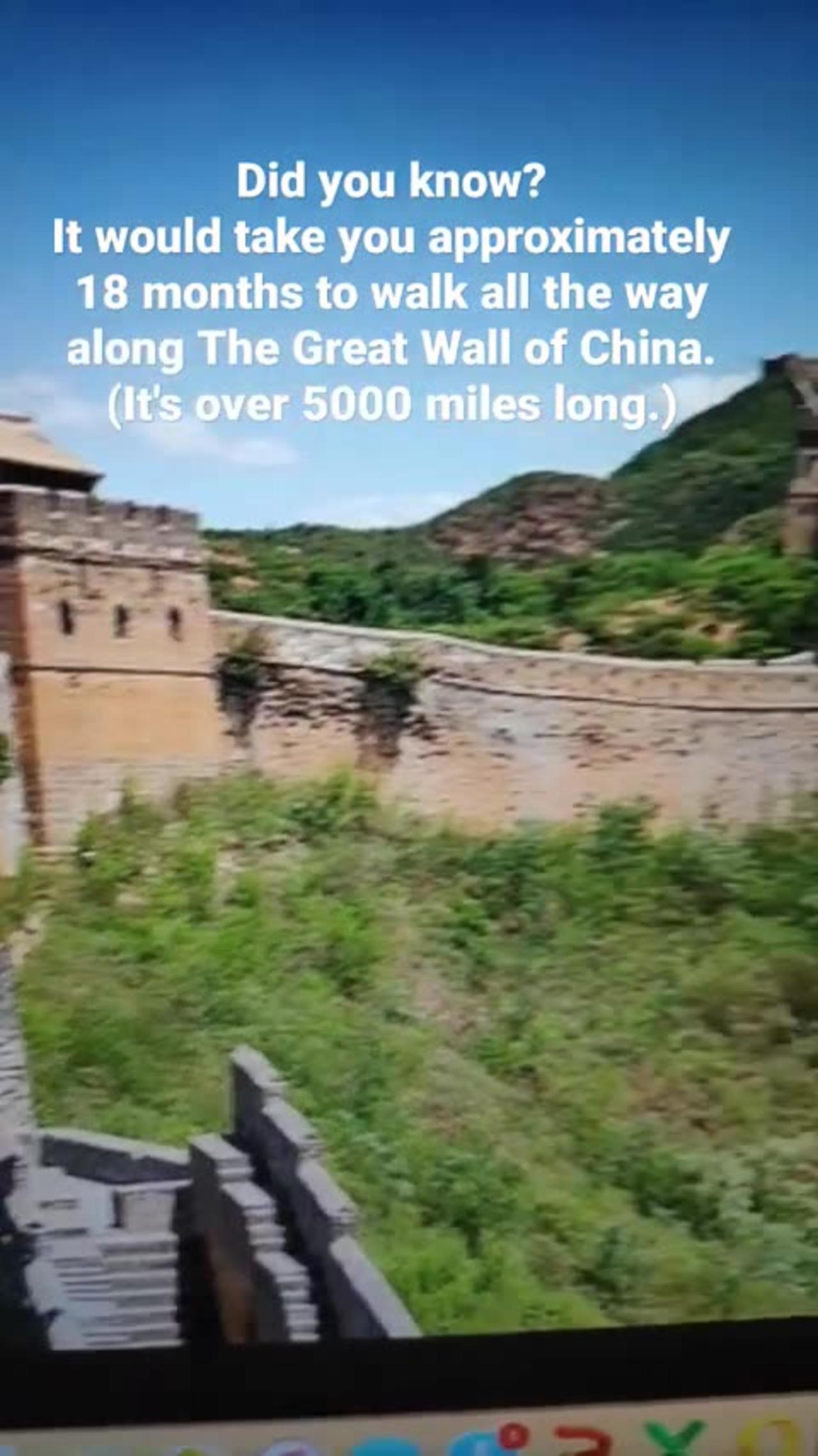 The Great Wall of China One News Page VIDEO