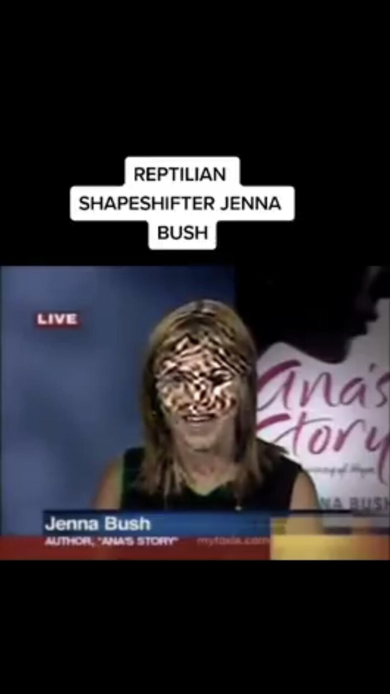 Jenna Bush is a reptilian shapeshifter