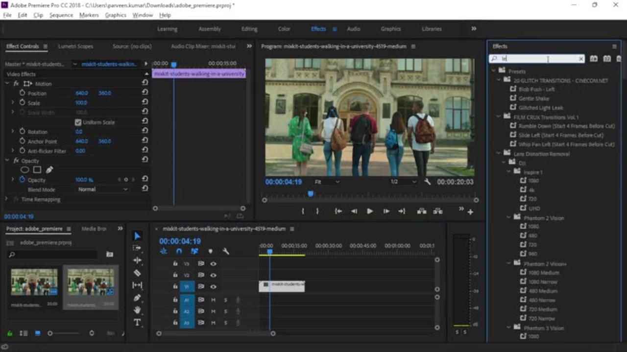 Adobe Premiere Pro – How to use Color - One News Page VIDEO