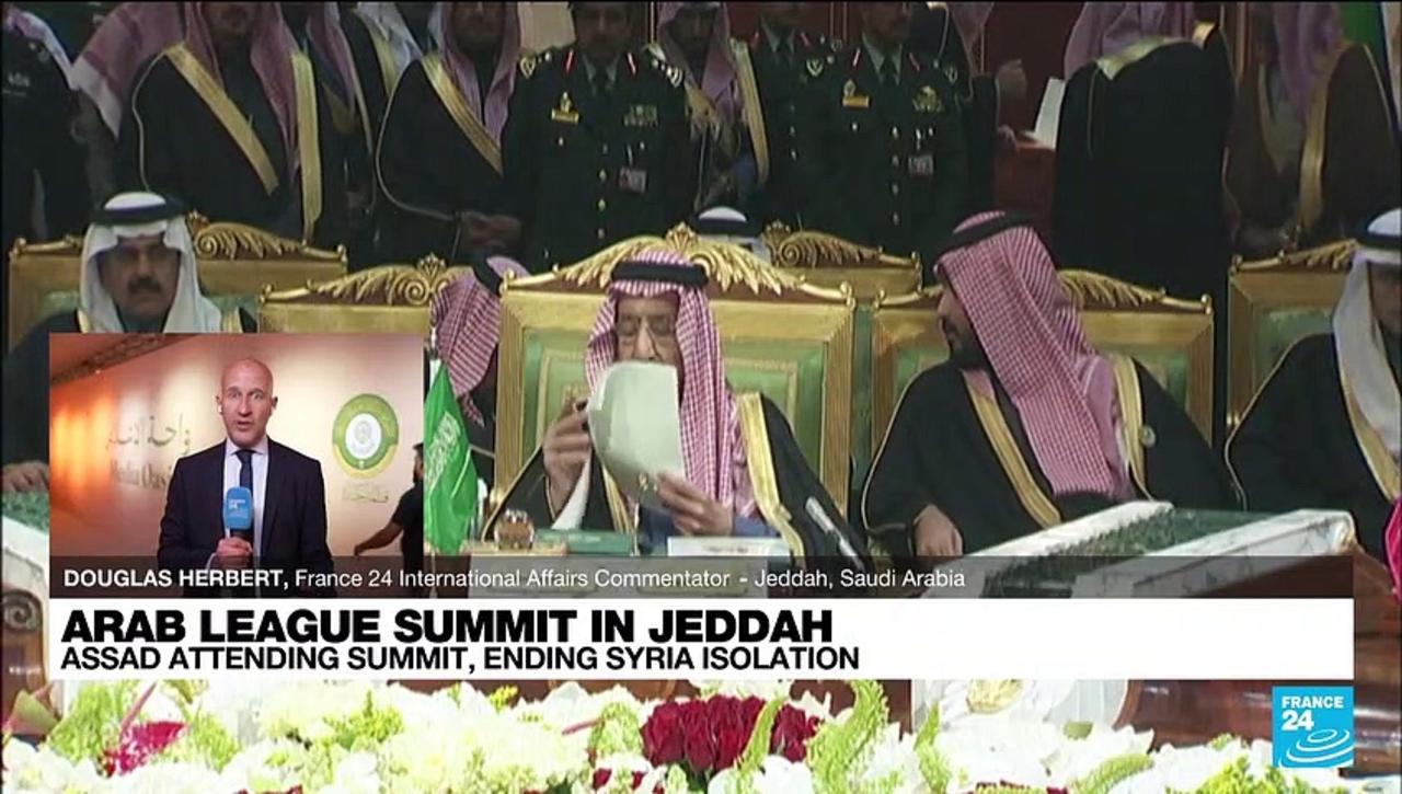 Ukraine's Zelensky in Saudi Arabia for Arab summit attended by Assad
