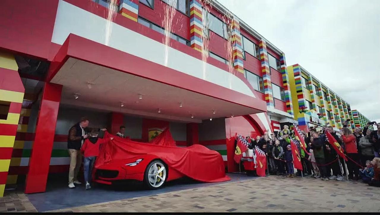 Life-size Lego Ferrari unveiled in Denmark