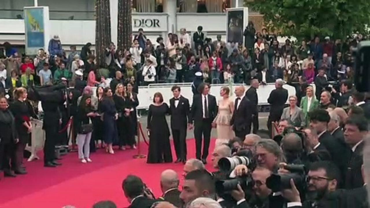 Cast and crew of 'Zone of Interest' by Jonathan Glazer walk the red carpet in Cannes
