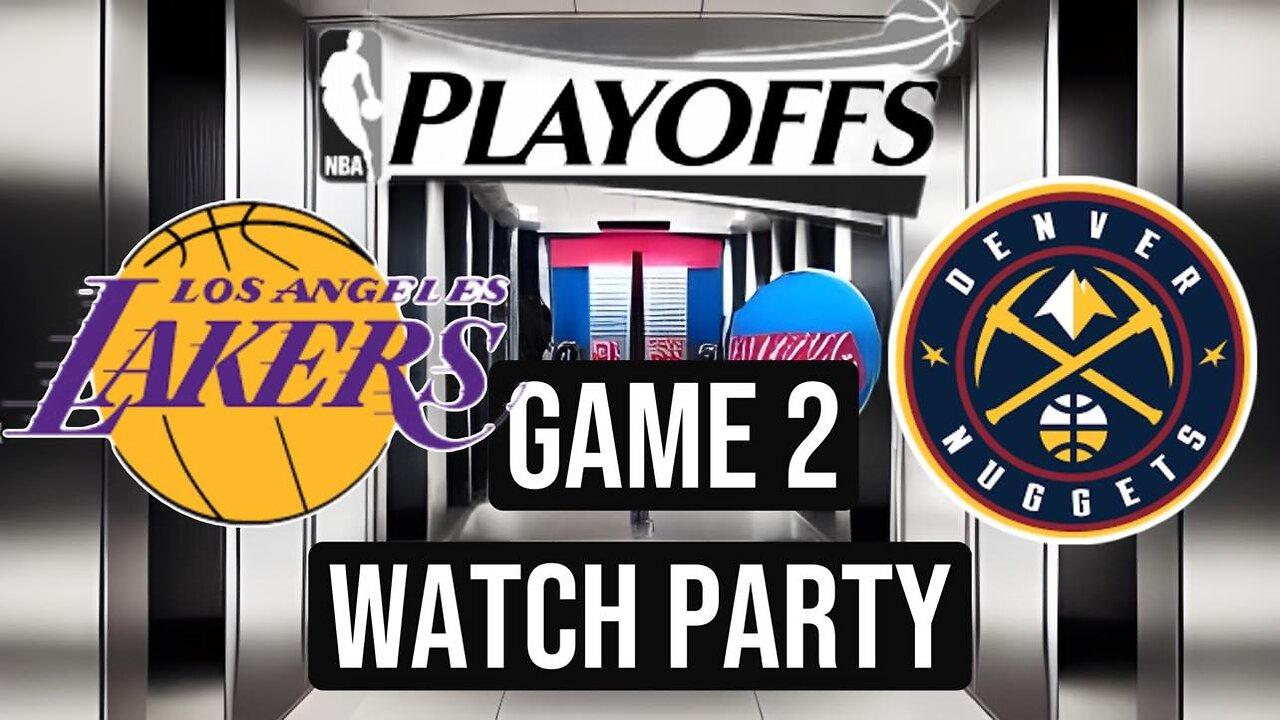 LA Lakers vs Denver Nuggets game 2 Western Conference Finals Live Watch Party: 2023 NBA Playoffs