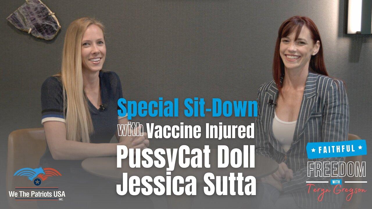 Pussycat Doll Jessica Sutta Shows Vial of Her Blood Clots After Vaccine Injury | Faithful Freedom with Teryn Gregson Ep 83