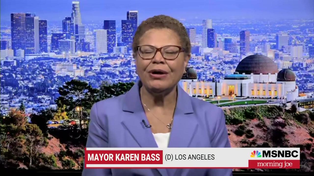 Democrat Los Angeles Mayor Karen Bass: “Getting People Out Of Tents And Moving Them Into Motels”