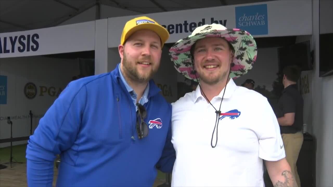 Bills Mafia invades PGA Championship and fans are happy to see lots of blue and red