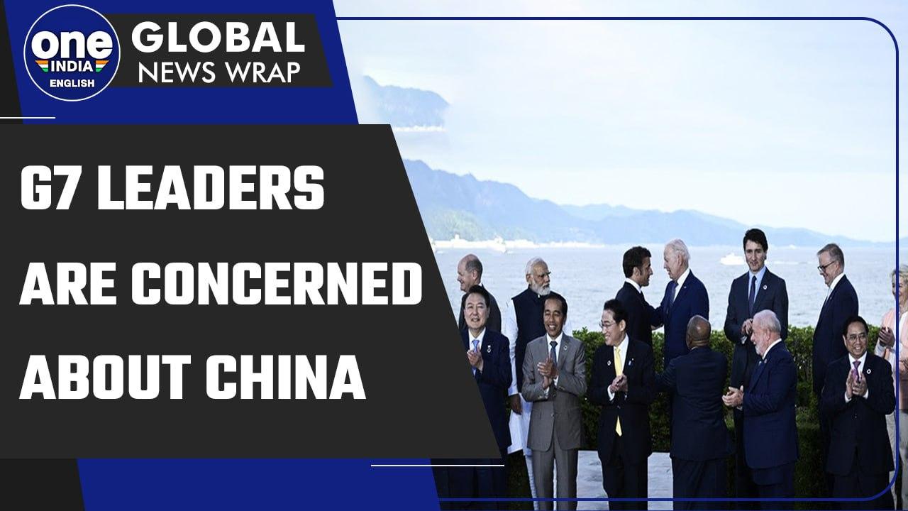 G7 leaders urge China to press Russia to end Ukraine war and respect Taiwan's status | Oneindia News