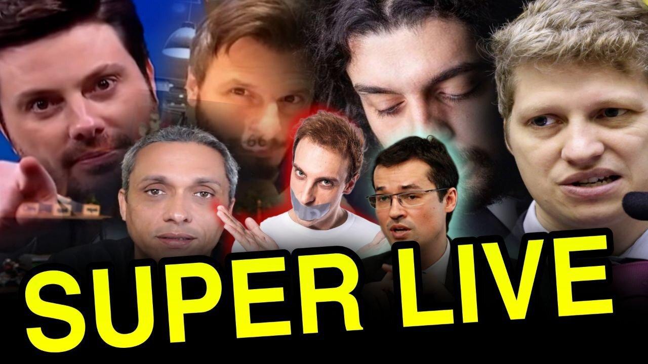 SUPER LIVE! Gustavo Gayer, OiLuiz TV, Leo Lins, Deltan Dallagnol, Danilo Gentili e + MLP Br