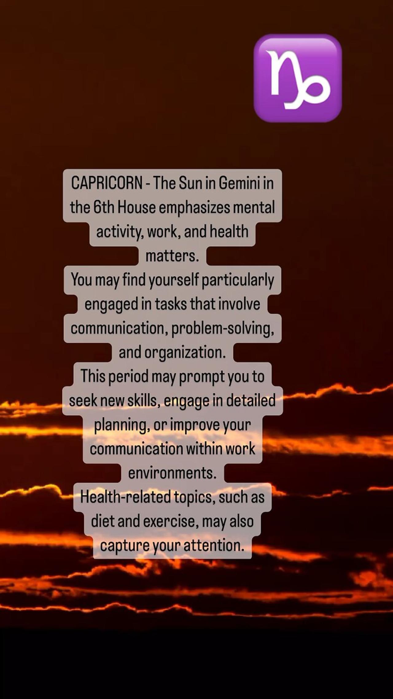 CAPRICORN ♑️ -SUN IN GEMINI TRANSIT #capricorn #suningemini #vitality #energy #tarotary