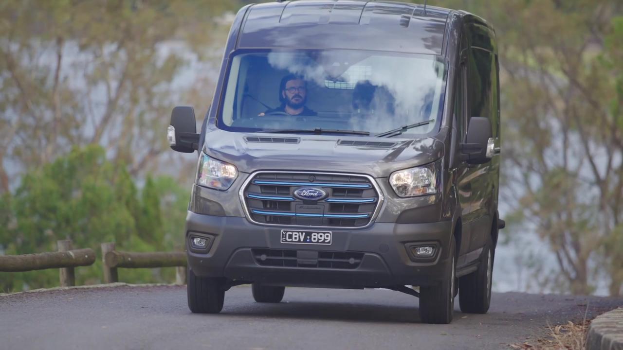 All-Electric Ford E-Transit Driving Video