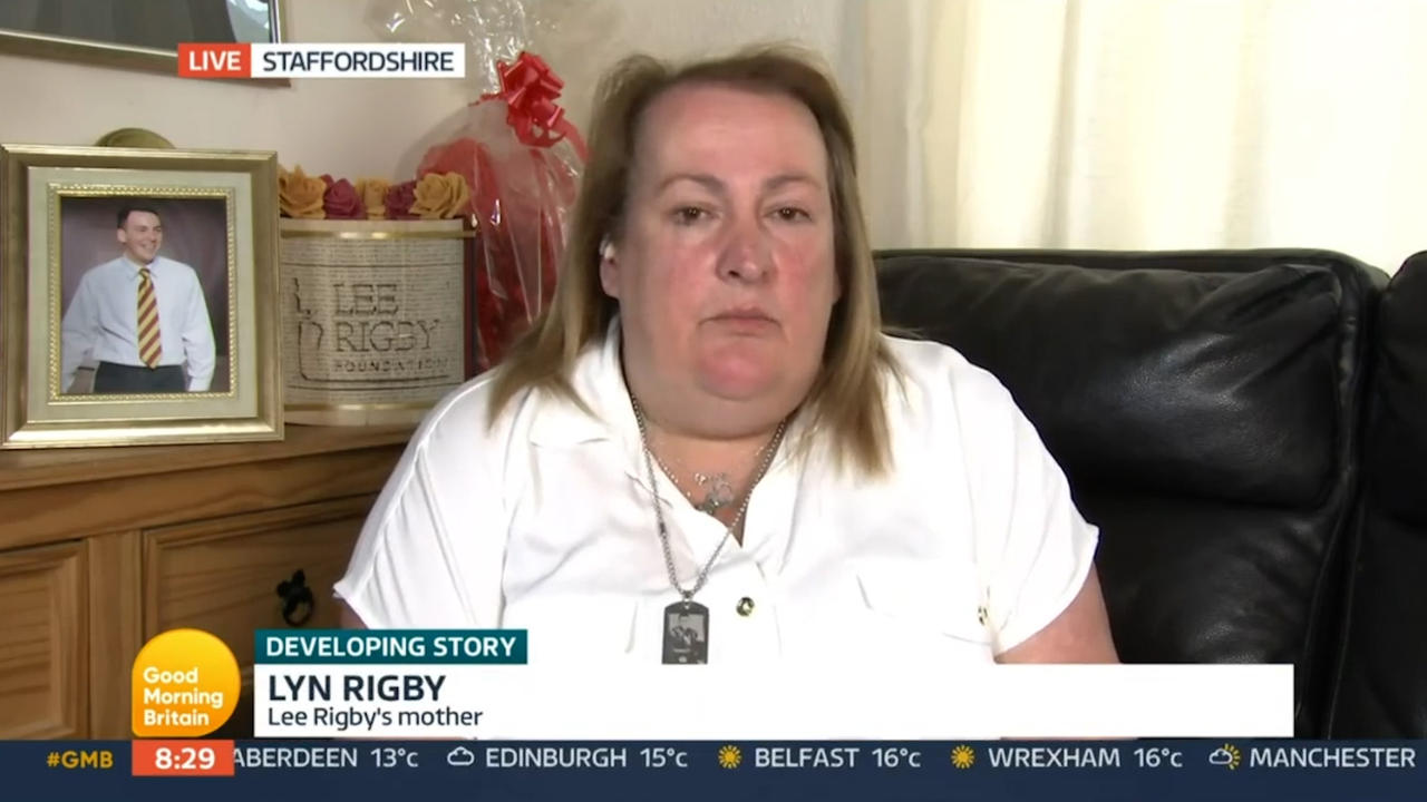 Lee Rigby’s mother says she still talks to him every day