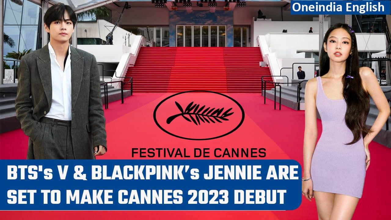 BTS's V & BLACKPINK Jennie to debut at Cannes 2023, Kim Taehyung shares photos | Oneindia News