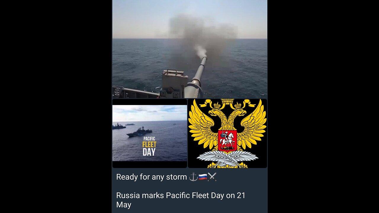 Ready for any storm ⚓️🇷🇺⚔ Russia marks Pacific Fleet Day on 21 May