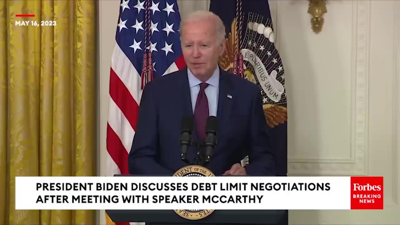 BREAKING NEWS: Biden Discusses His Meeting With McCarthy On Debt Limit