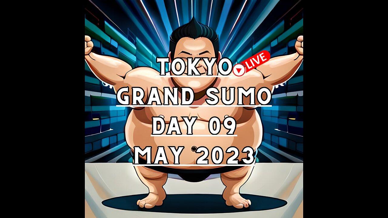 May Grand Sumo Tournament 2023 in Tokyo Japan! Sumo Live Day 09 大相撲LIVE 五月場所