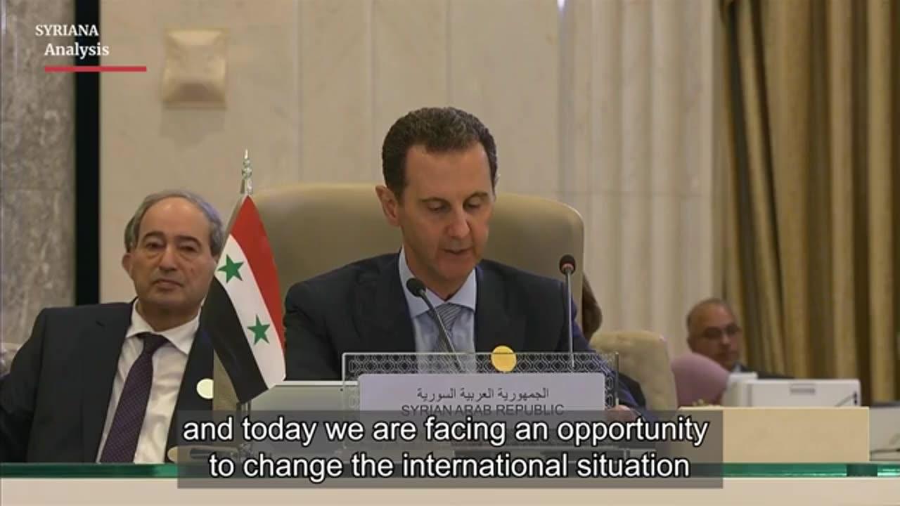 Bashar Al Asad Speech at the Arab League