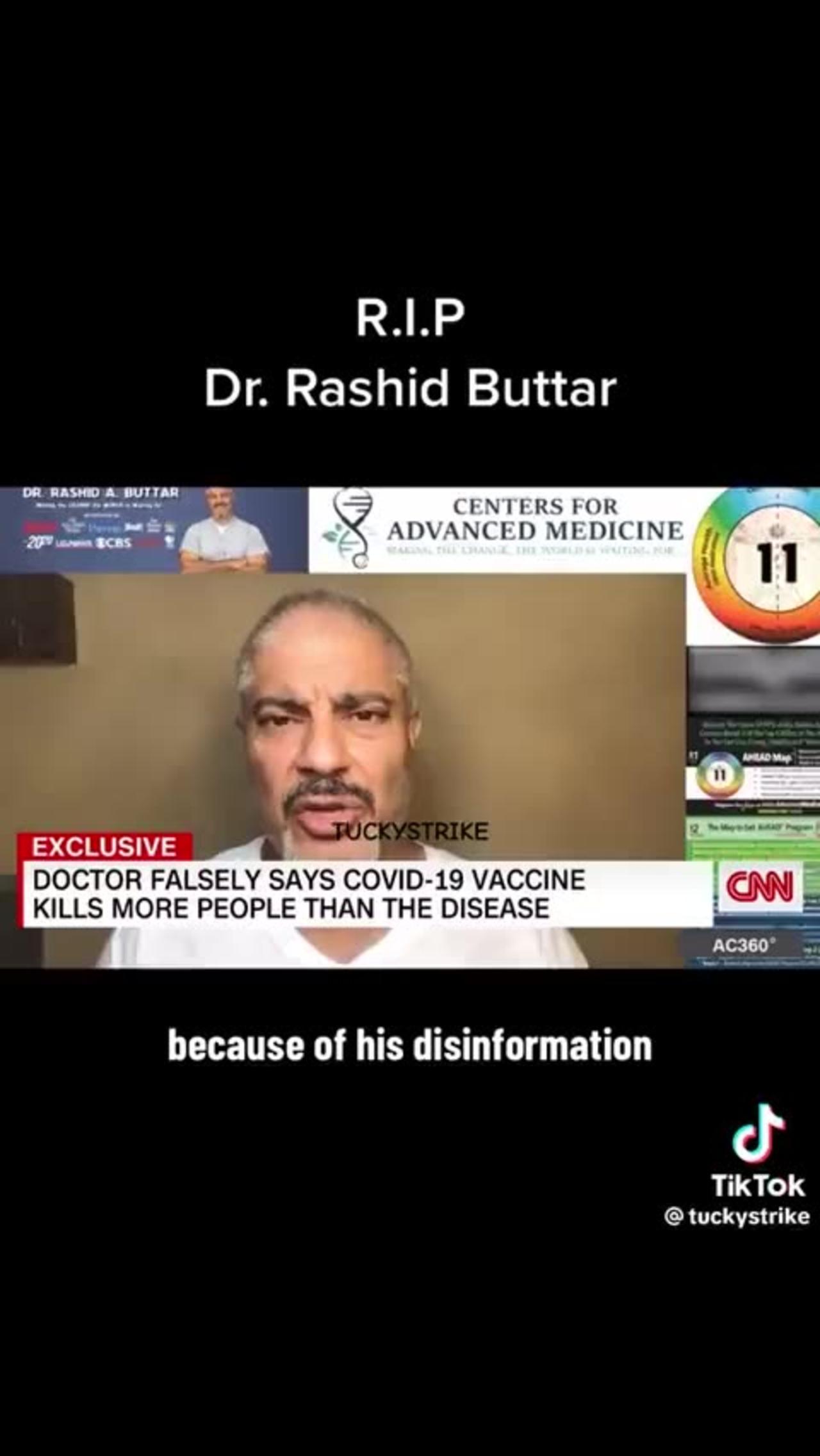 Goodbye to a modern day hero Dr. Rassid Buttar. - One News Page VIDEO