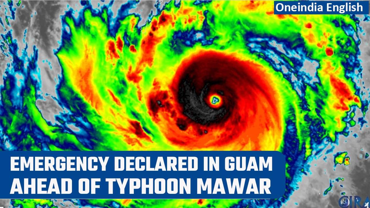 Typhoo Mawar: Guam declares emergency as it braces for extensive damage | Oneindia News