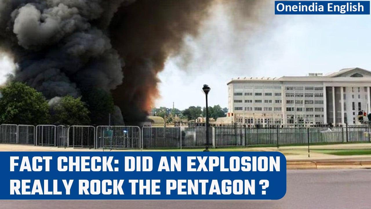 Fake AI-generated image of Pentagon explosion goes viral on social media | Oneindia News