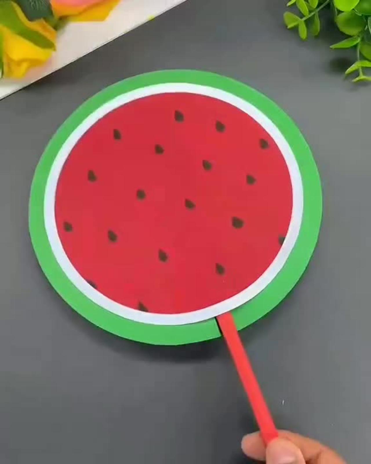 DIY Paper Cut Origami: Melon