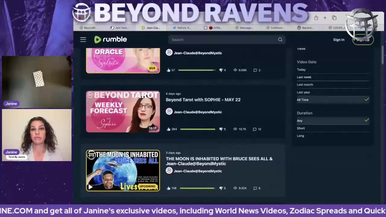 Tarot By Janine With Beyond Ravens - Today - One News Page VIDEO