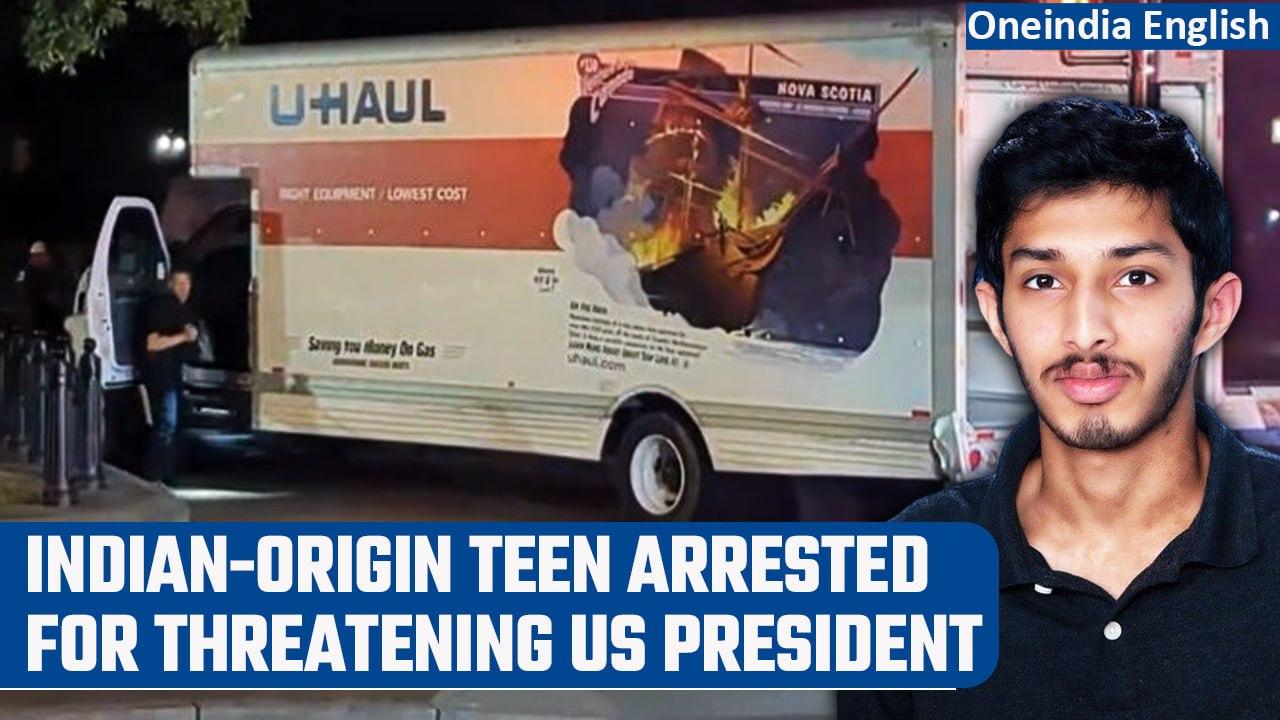 Indian-origin teen arrested for crashing a van near White House, had Nazi flag | Oneindia News