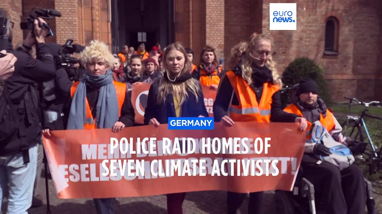 German police raid climate activists’ properties in investigation into financing