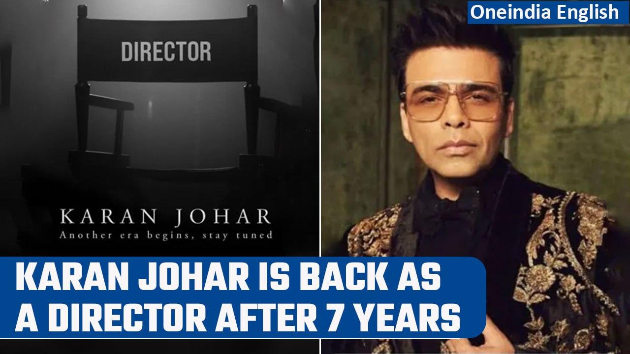 Karan Johar completes 25 years as a filmmaker and is back at the director's chair | Oneindia News