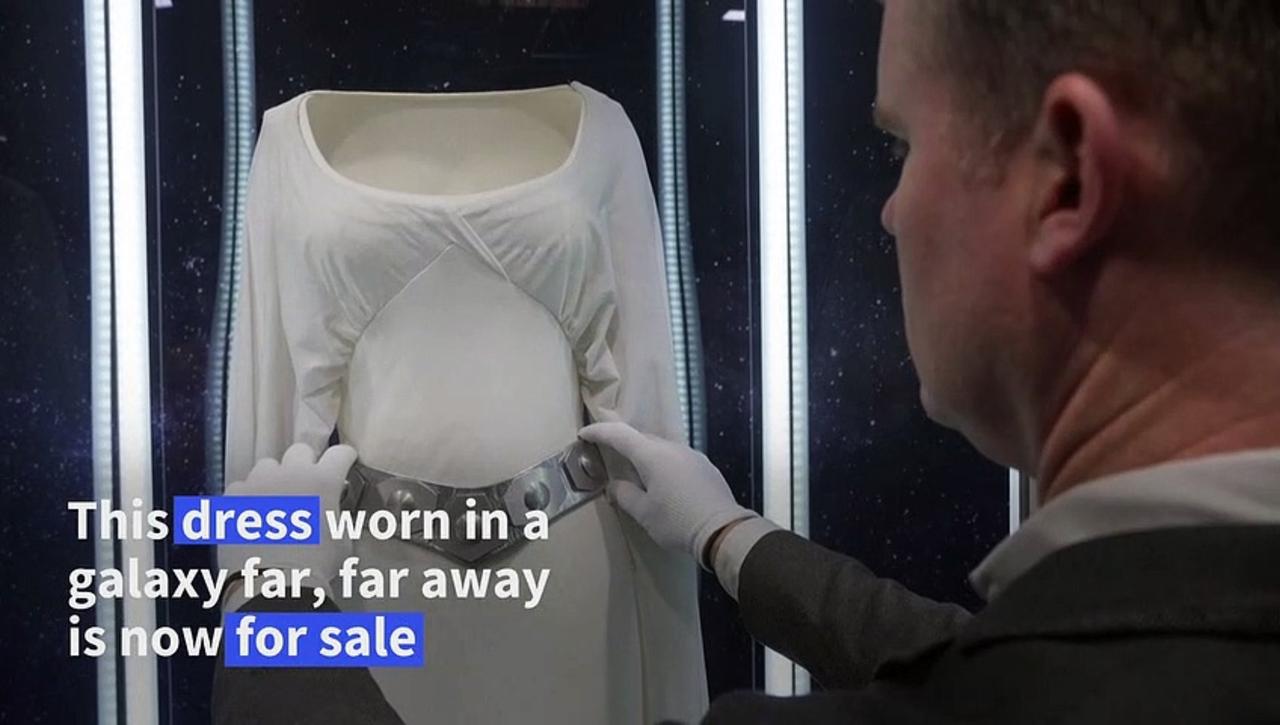 'Star Wars' dress worn by Princess Leia goes to auction