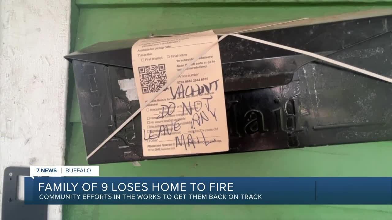 Community effort underway for family of nine who lost home in April house fire