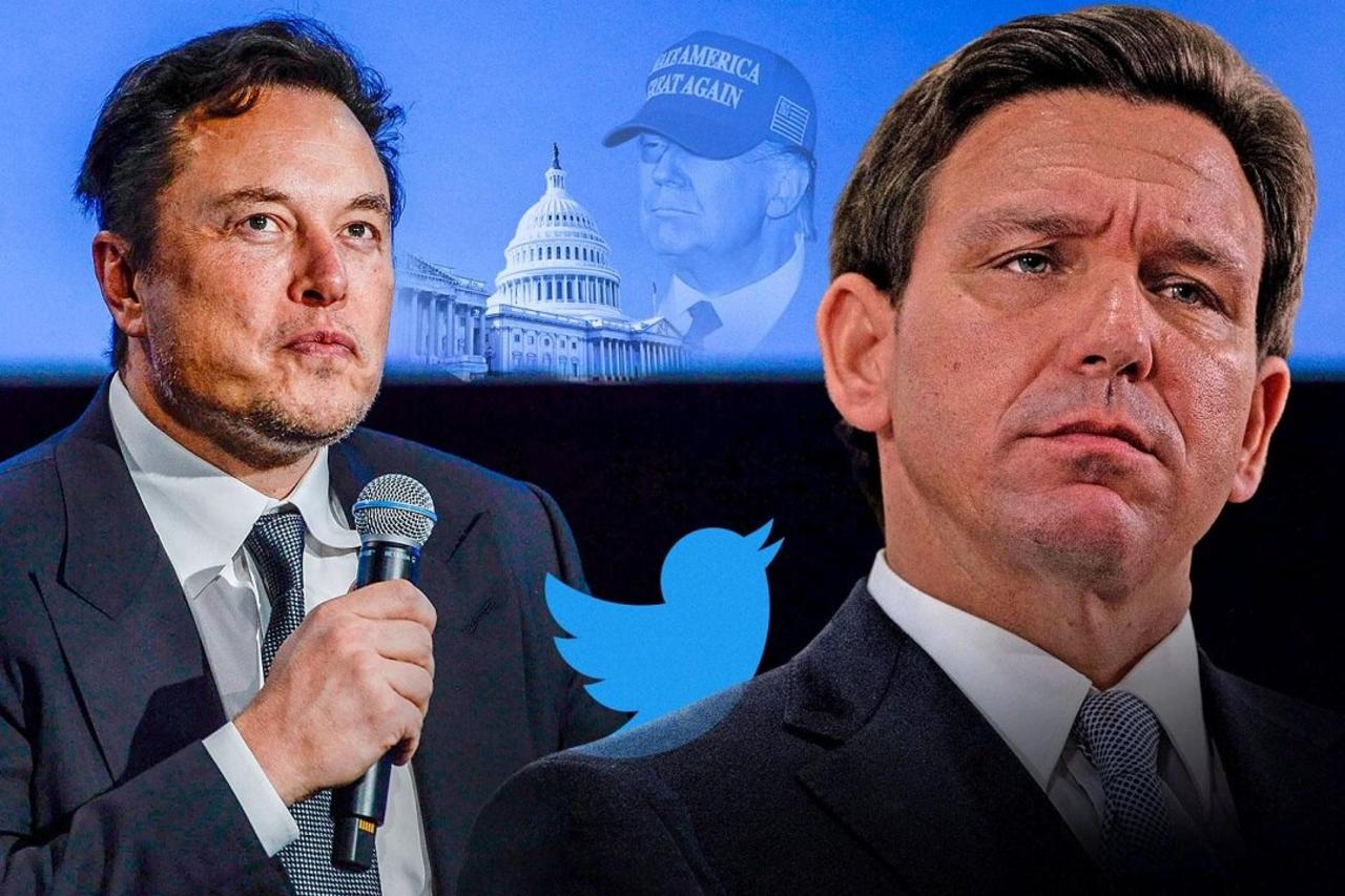 Coverage of Ron DeSantis & Elon Musk Presidential Announcement Twitter Space