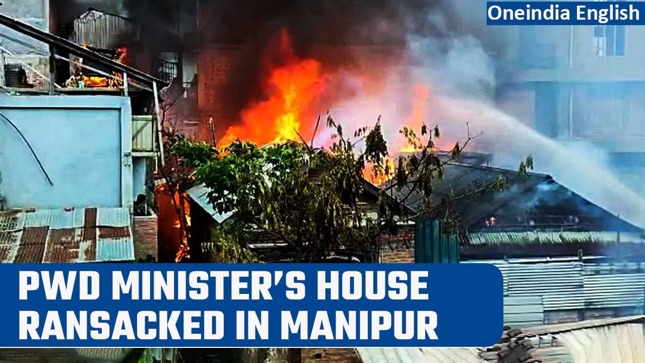 Manipur Violence: PWD minister’s house ransacked, one person lost his life | Oneindia News