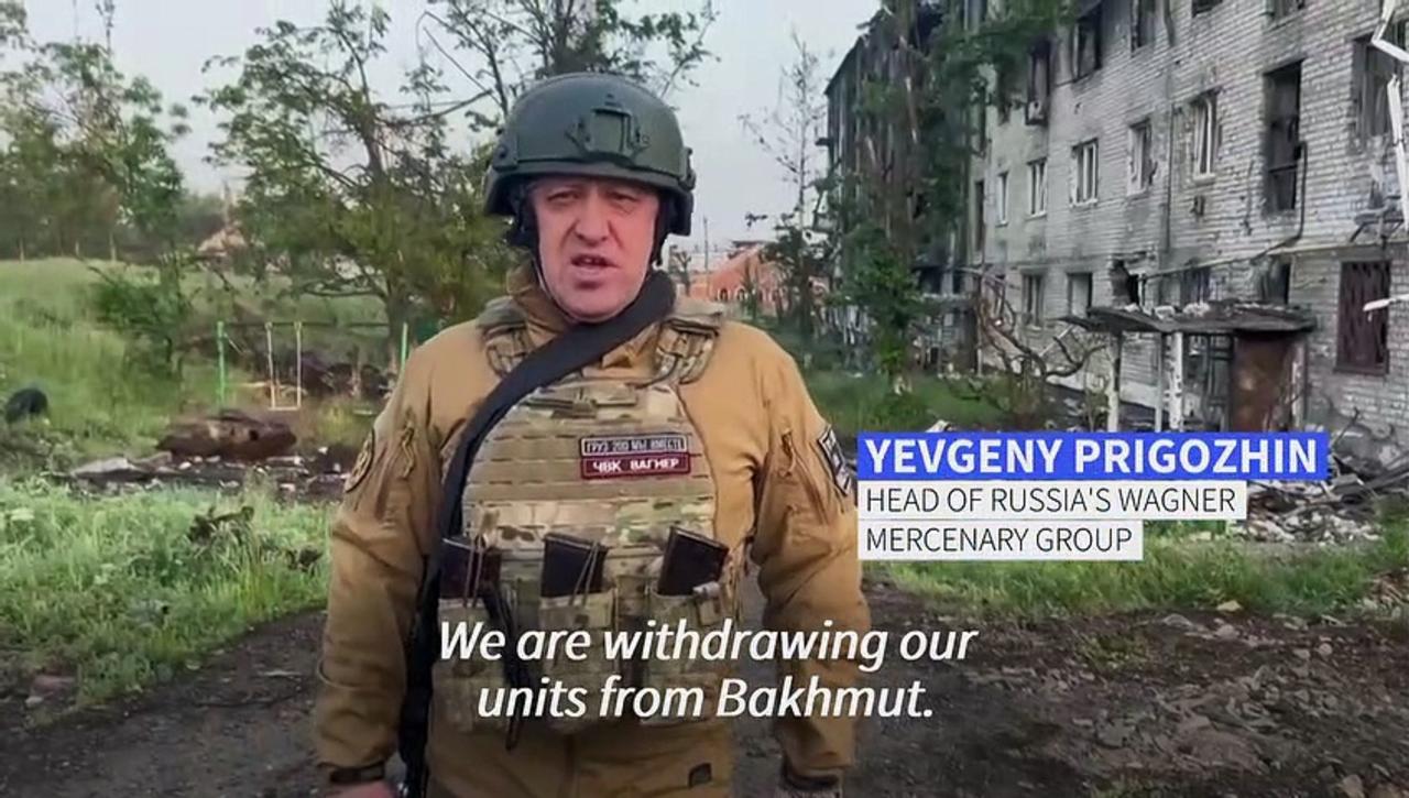 Wagner says transferring Bakhmut positions to Russian army