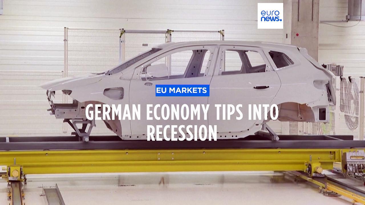 Statistics Office: Germany slips into recession after economy contracted 0.3% in first quarter