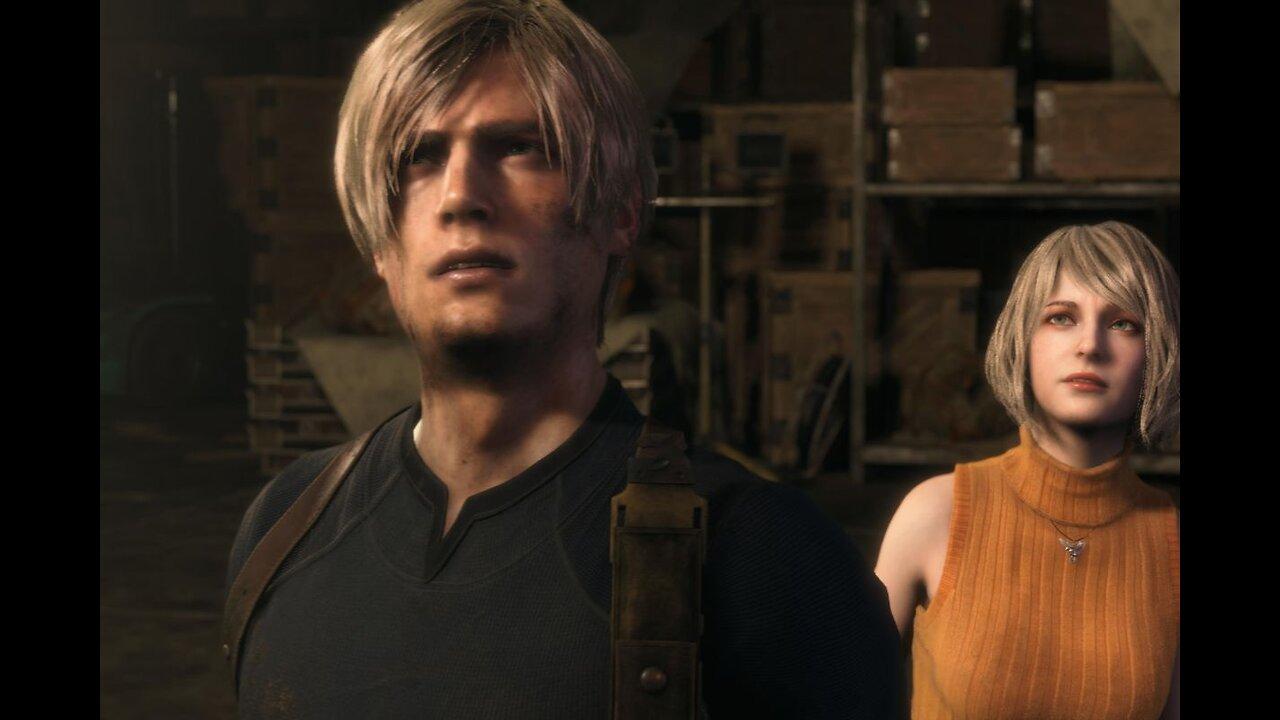 The Leon and Ashley Story (RESIDENT EVIL 4 REMAKE FLIRTY AND ROMANTIC MOMENTS) 4K Ultra HD
