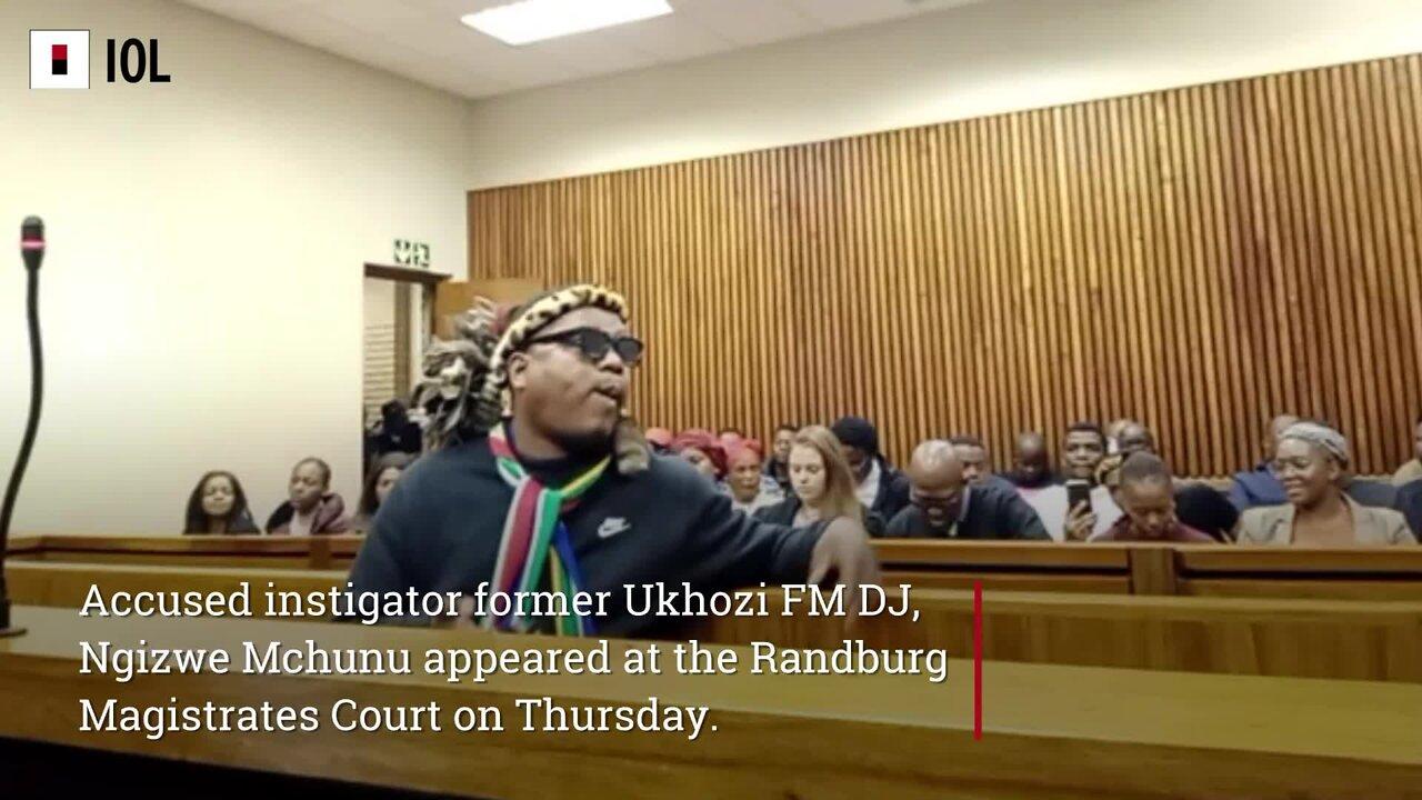 Watch: Ngizwe Mchunu in court for allegedly instigating KZN looting