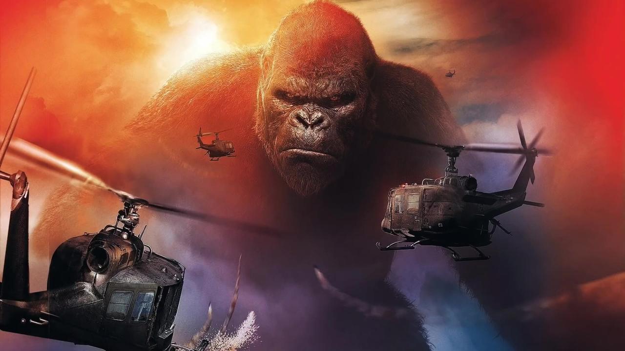 Kong vs GIANT SQUID Fight Scene - Kong Skull land (2017) Movie clip HD