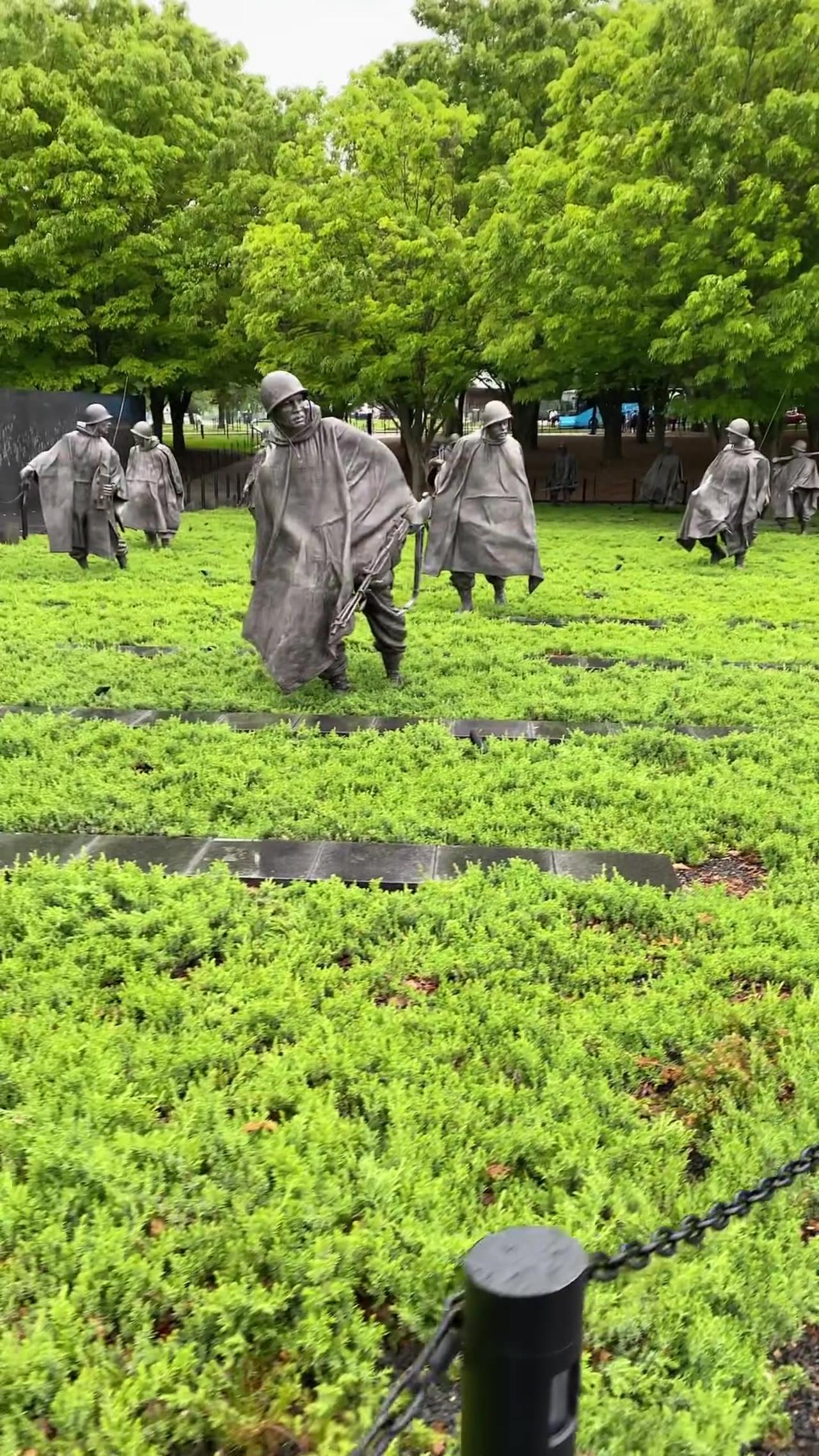 Korean War Memorial Washington DC One News Page VIDEO
