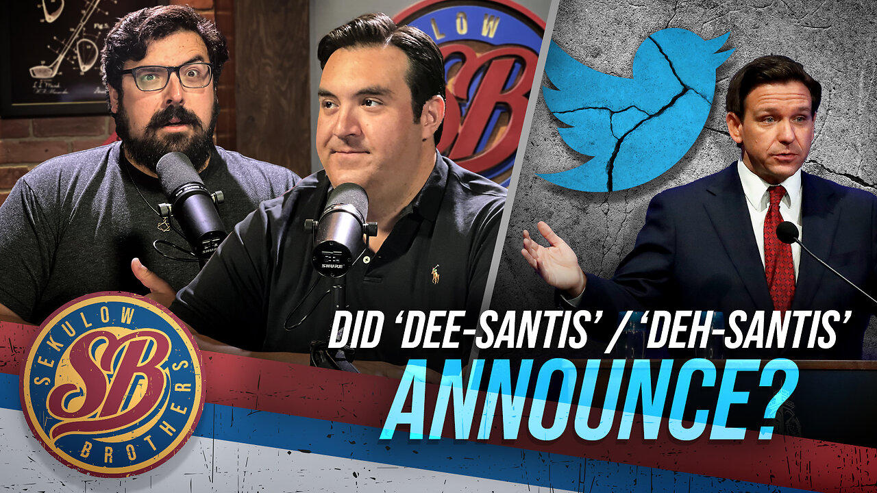 Did ‘Dee-Santis’ / ‘Deh-Santis’ Announce ?