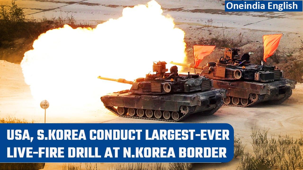 S.Korea, US hold largest live-fire drills to counter N.Korea's growing threats | Oneindia News