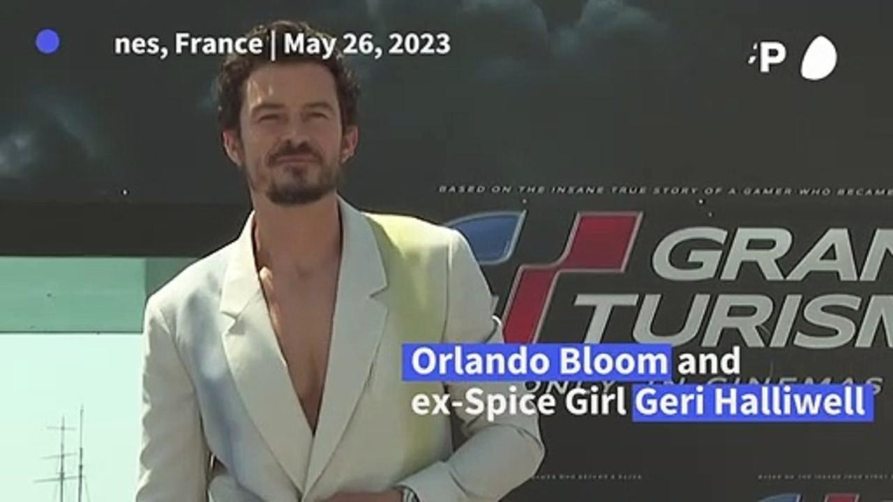 Cannes: Orlando Bloom, ex-Spice Girl Geri Halliwell present 'Gran Turismo' film